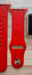 Queen Amidala 'Padme' Engraved Watch Band - SarenaTealDesigns
