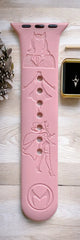 Scarlet Witch Engraved Watch Band - SarenaTealDesigns