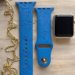 Scrooge McDuck Engraved Watch Band - SarenaTealDesigns
