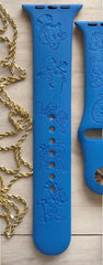 Scrooge McDuck Engraved Watch Band - SarenaTealDesigns