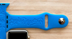 Splash Mountain Engraved Watch Band - SarenaTealDesigns