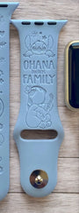 Stitch Engraved Watch Band - SarenaTealDesigns