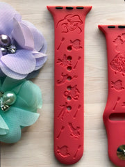 The Little Mermaid 'Ariel' Engraved Watch Band - SarenaTealDesigns