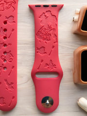 The Little Mermaid 'Ariel' Engraved Watch Band - SarenaTealDesigns
