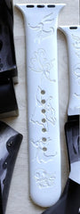 Zero Engraved Watch Band - SarenaTealDesigns
