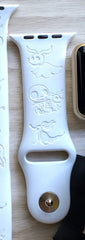 Zero Engraved Watch Band - SarenaTealDesigns