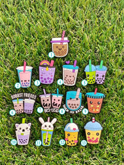 Boba Tea Clog Charms | Video Game Clog Charms | Fashion Charms | Clog Accessories | Bracelet Charms | Sports Clog Charms - SarenaTealDesigns