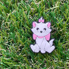 Cartoon Cat Clog Charm - SarenaTealDesigns