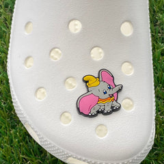 Cartoon Elephant Clog Charm - SarenaTealDesigns