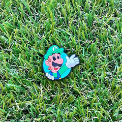 Luigi Plumber Clog Charm - SarenaTealDesigns