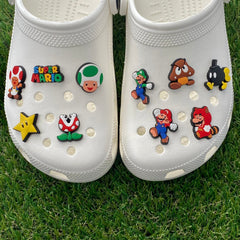 Mario Brothers Clog Charms - SarenaTealDesigns