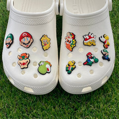 Mario Brothers Gamer Clog Charms - SarenaTealDesigns