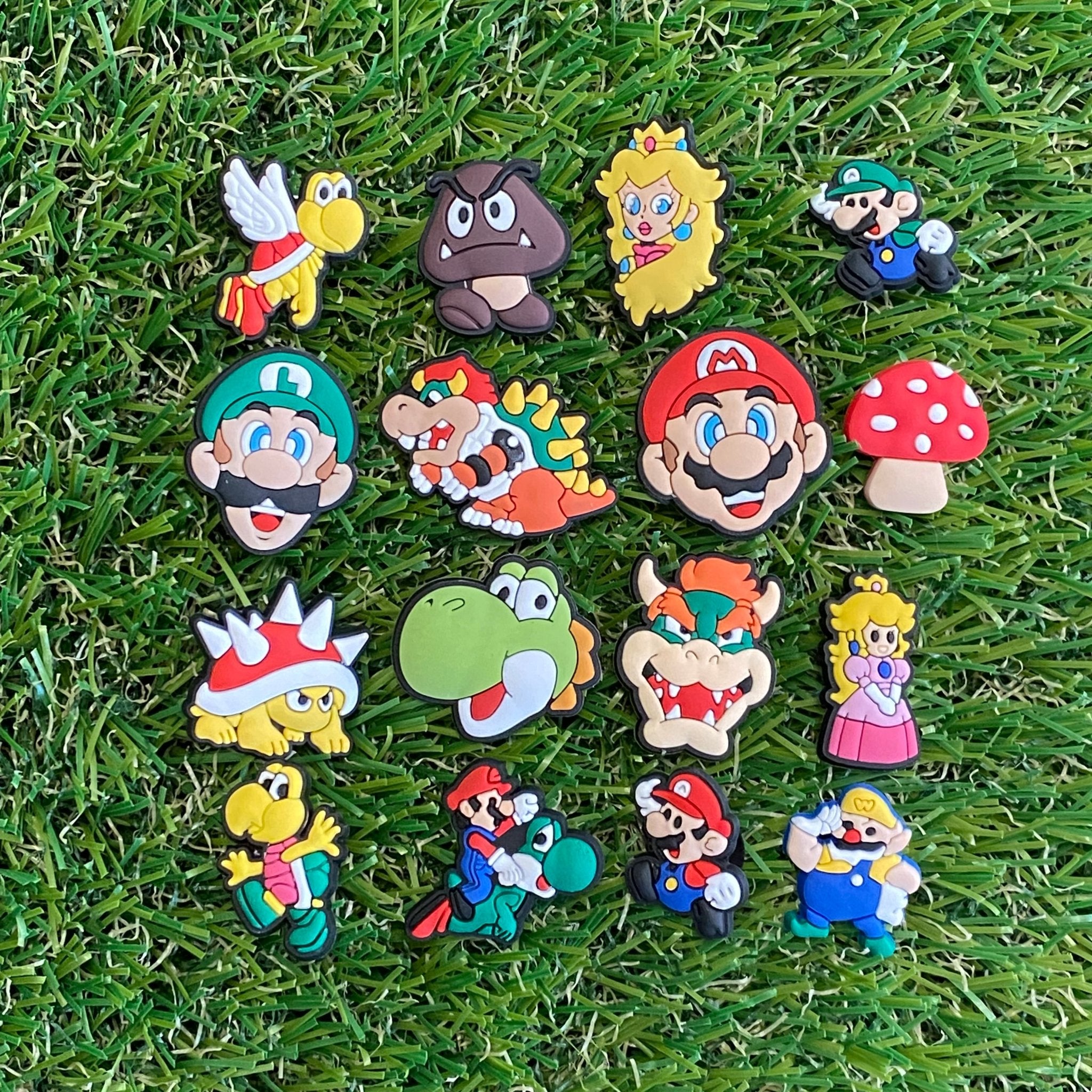 Mario Brothers Gamer Clog Charms - SarenaTealDesigns