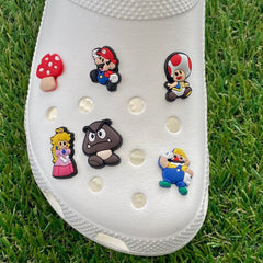 Mario Brothers Gamer Clog Charms - SarenaTealDesigns