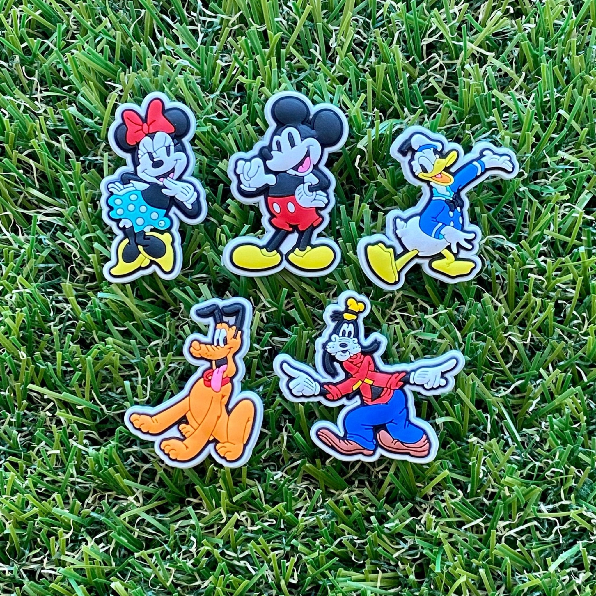 Mickey and Friends Clog Charms | Video Game Clog Charms | Fashion Charms | Clog Accessories | Bracelet Charms | Sports Clog Charms - SarenaTealDesigns