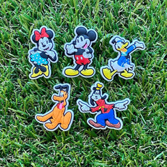 Mickey and Friends Clog Charms | Video Game Clog Charms | Fashion Charms | Clog Accessories | Bracelet Charms | Sports Clog Charms - SarenaTealDesigns