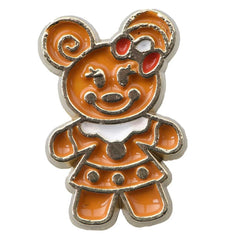 Mickey and Minnie Gingerbread Watch Band Charm - SarenaTealDesigns