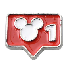 Mickey Like Button Watch Band Charm - SarenaTealDesigns