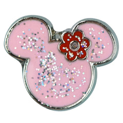 Minnie Head with Flower Watch Band Charm - SarenaTealDesigns