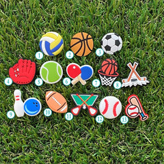 Sports Clog Charms - SarenaTealDesigns